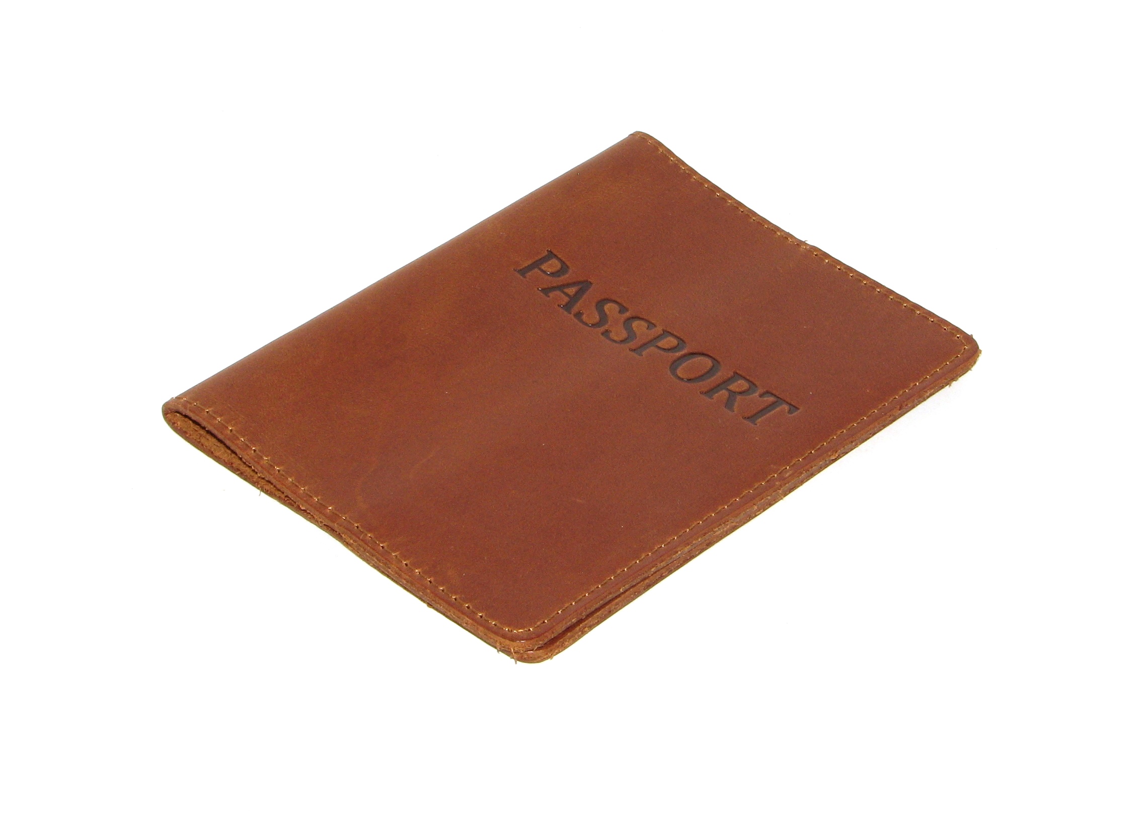 Шкіряна Обкладинка на Паспорт DNK Leather Passport-H світло-коричнева Шкіряна Обкладинка на Паспорт DNK Leather Passport-H світло-коричнева